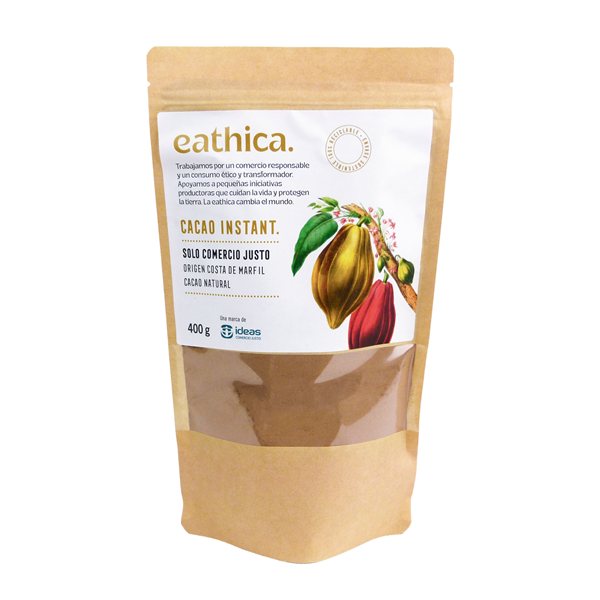 Eathica Instant Kakao. Solo FT 400 g-detalle