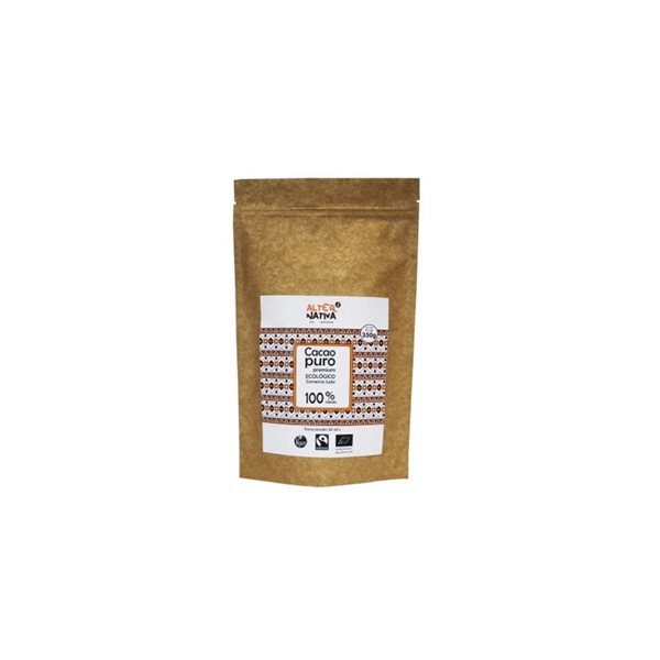 Cacao pur 21% M.G bio 350g Alternativa 3-trasera