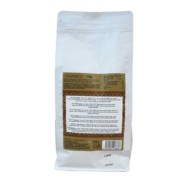 Organic De-fatted Cacao Powder FT 1kg Alternativa3-izquierda
