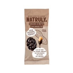 Cacao et Noix de Chocolat noir 50g Natruly