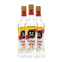 Cachaça Ypióca 51 1 L (Caja de 3 unidades)