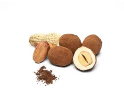 CACHUETES AL CACAO 150G.