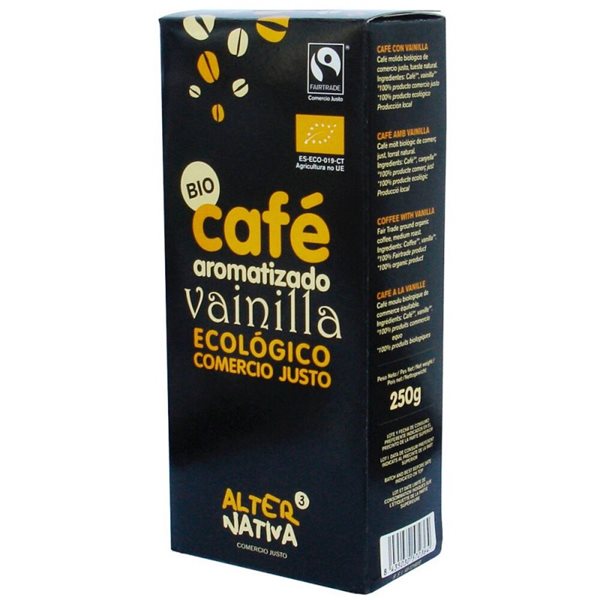 Café aromatisé à la vanille moulu bio 125g Alternative 3-lateral