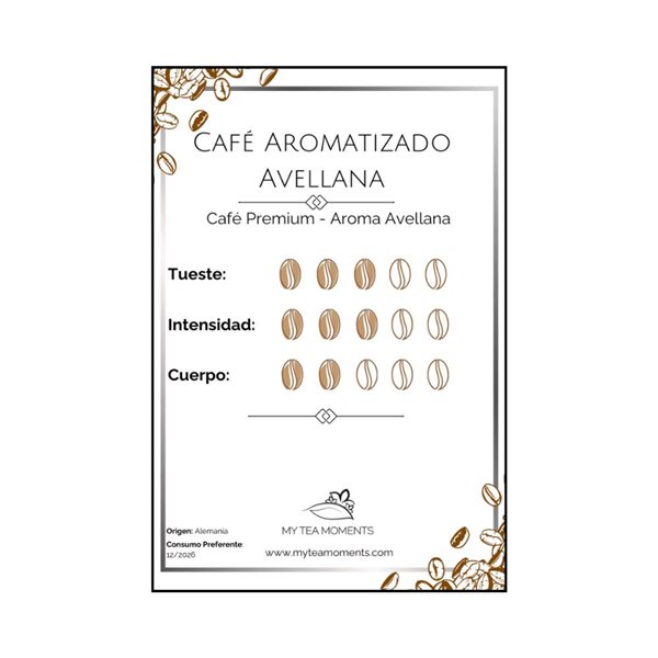 Café Aromatizado de Avellana-detalle