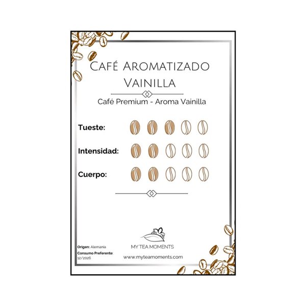 Café Aromatizado de Vainilla-detalle