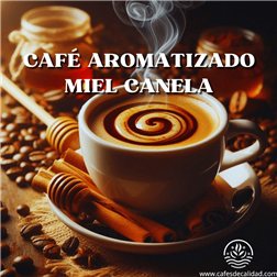 Café aromatisé miel cannelle.