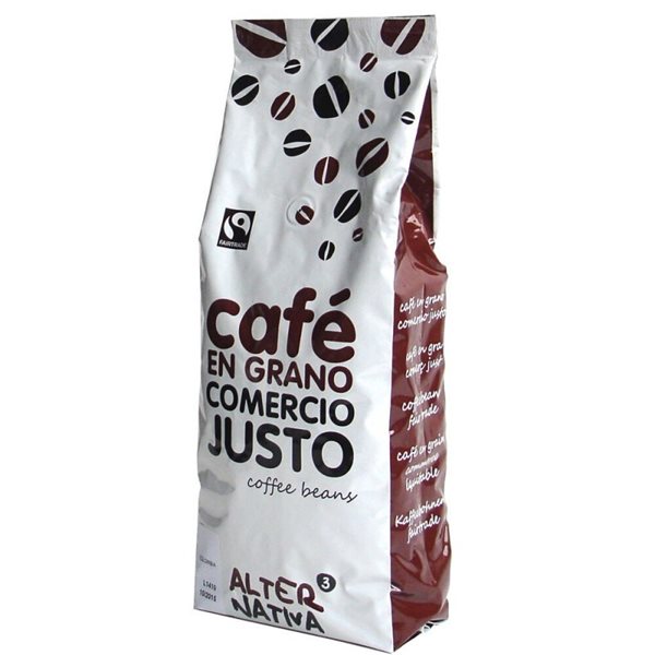 Organic arabica coffee beans 1 kg Alternative 3-lateral