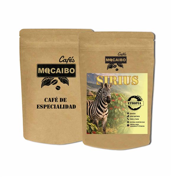 Café de Especialidad Etiopía Sirius Edición Limitada 500 gr-trasera