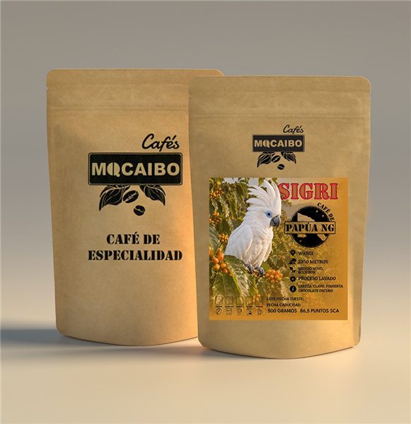 Specialty Coffee Sigri Papua New Guinea - Limited Edition 500g-detalle