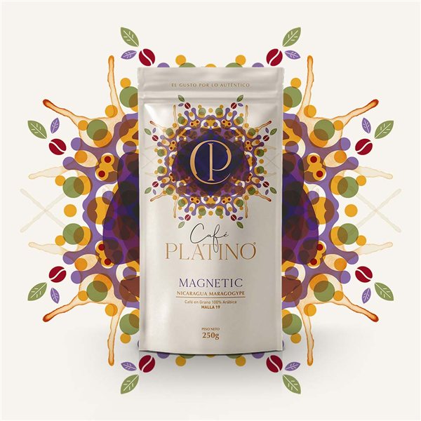 Café du Nicaragua Maragogype / MALLA 19 250g-izquierda