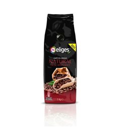 Decaffeinated natural whole bean coffee. Choose 1kg.