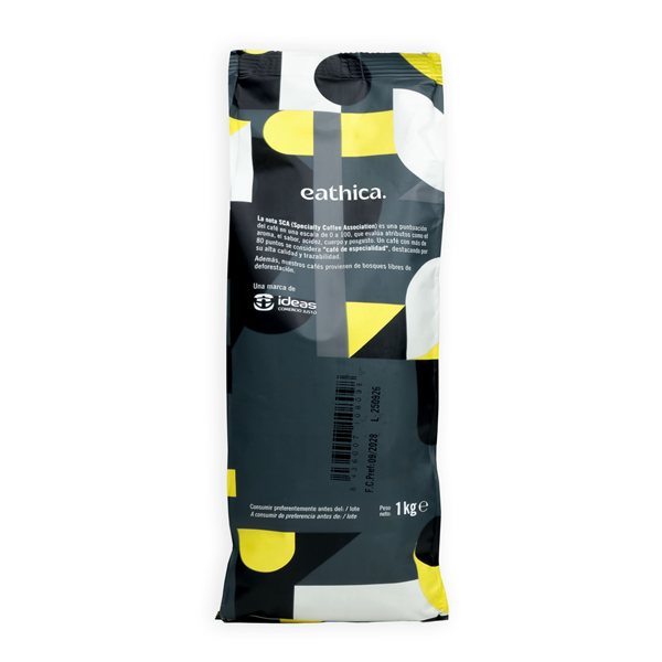 Spezialitätenkaffee in Bohnen eathica. Äthiopien BIO 1 Kg-lateral
