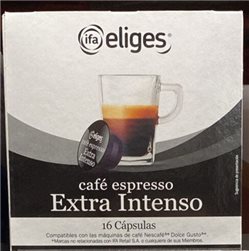 Café expresso extra intense, vous choisissez 16 capsules.