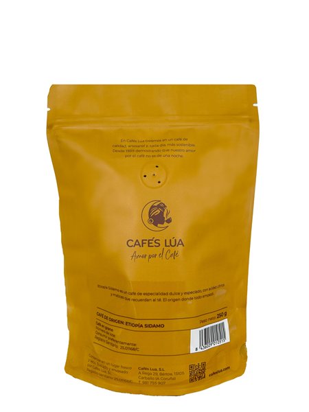 Café de especialidad origen Etiopía Sídamo de CAFÉS LÚA-detalle