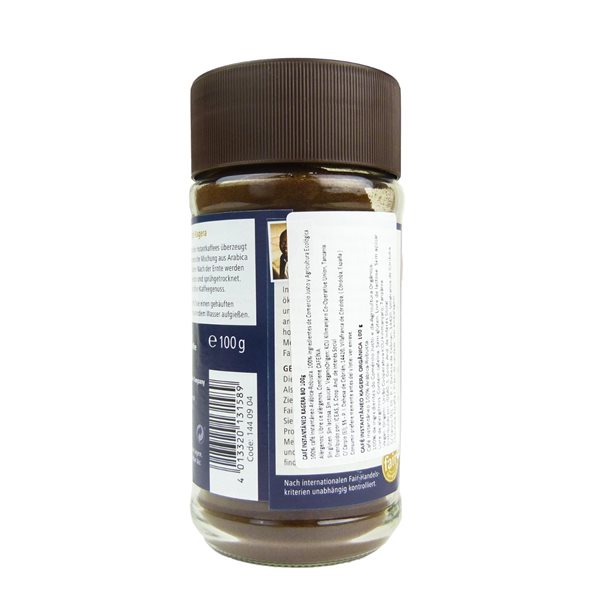 Kagera Organic Robusta Instant Coffee 100 g-lateral