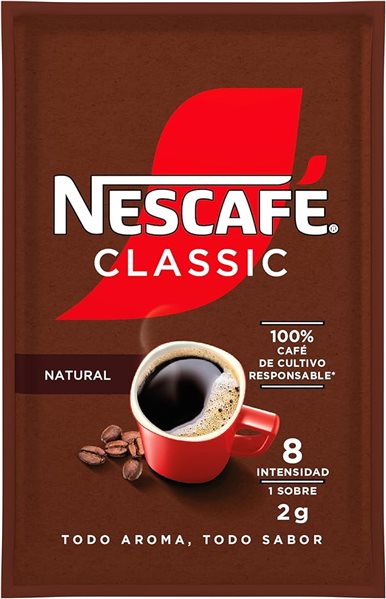 NESCAFE NATURAL COFFEE 50 PACKETS-lateral