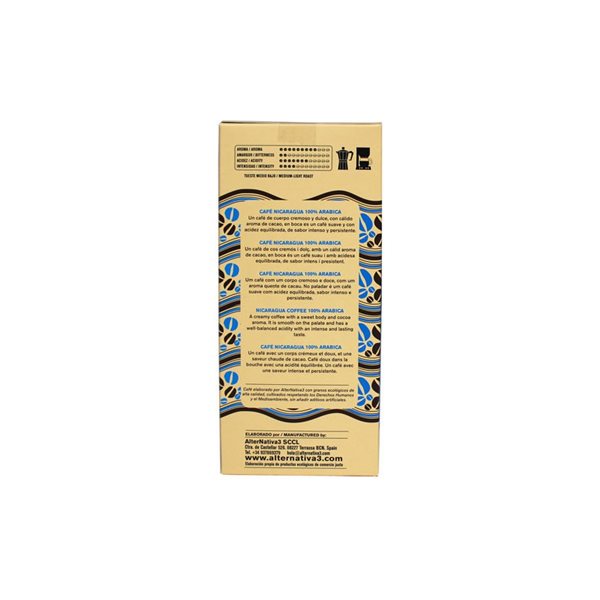 Ground organic coffee from Nicaragua 250g Alternative 3-trasera