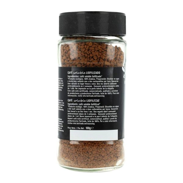 Bio gefriergetrockneter Instantkaffee 100 g Alternativa 3-trasera