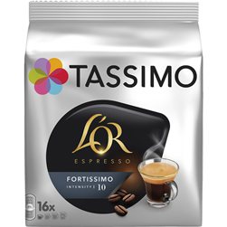 CAFE TASSIMO FORTISSIMO INTENSIDAD 10 16 CAPSULAS