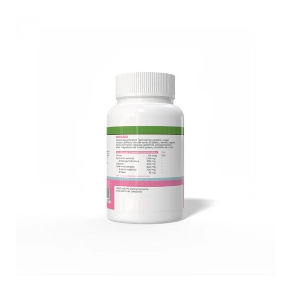 Grüner Kaffee mit Gymnema, Chitosan und Chrom 720 mg 90 Kapseln Sotya-detalle