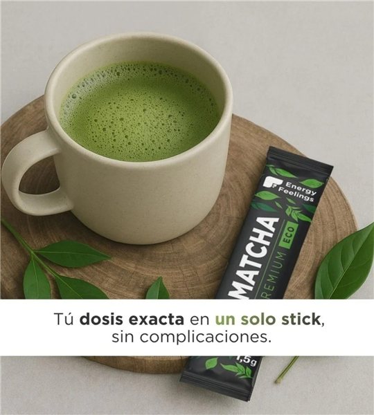 Boîte de 12 Sticks de Thé Matcha Premium BIO-lateral