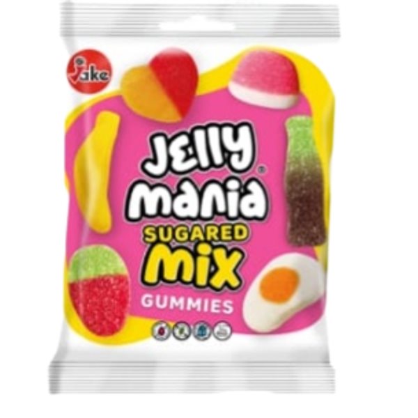 Caja 18 Bolsitas de 100gr Gominolas Variadas Azucar Jake-detalle