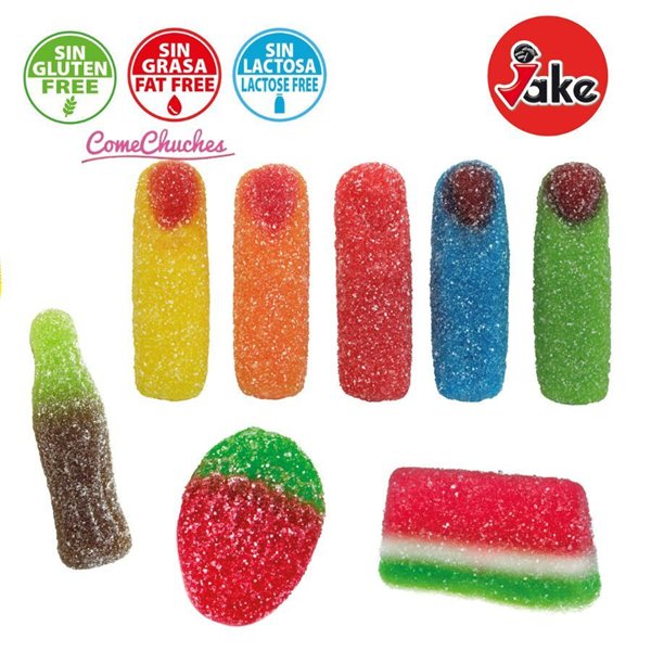 Boîte de 18 sachets de 100g de gommes variées Pica Jake-detalle