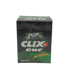 Boîte de 200 unités de chewing-gum Clix saveur menthe