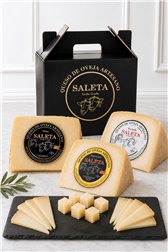 Käsebox mit 3 Stück Schafkäse "Be Cheese" Saleta