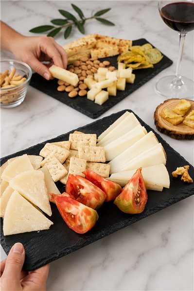 Coffret de 3 Morceaux et 2 Crèmes de Fromages de Brebis Artisanaux "Premium" Saleta-detalle