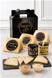 Box of 3 Wedges and 2 Creams of Artisan Sheep's Cheese "Premium" Saleta