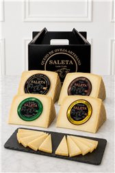 Coffret de 4 wedges de Fromages de Brebis Artisanaux "Plus Récompensés" Saleta