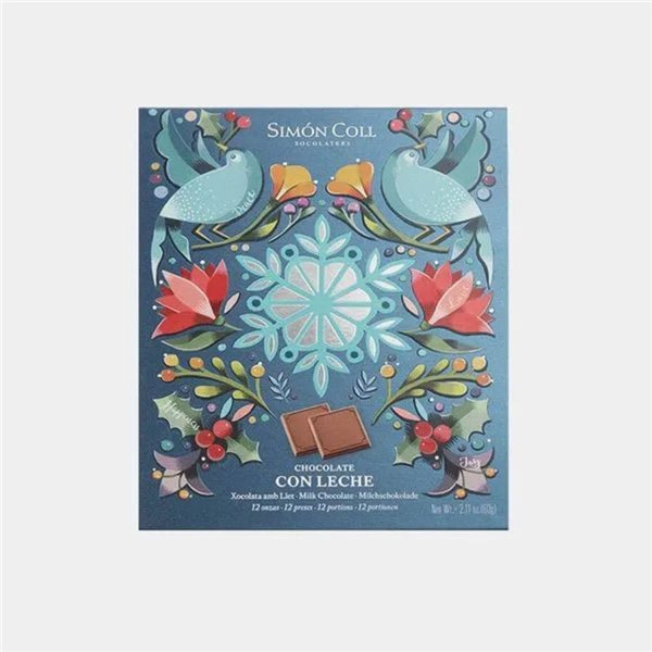 Caja 60 Gramos Mini Chocolates con Leche-detalle