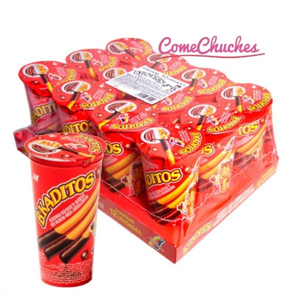Caja Bokaditos Chocolate 12 unidades Peso 47,50gr-detalle