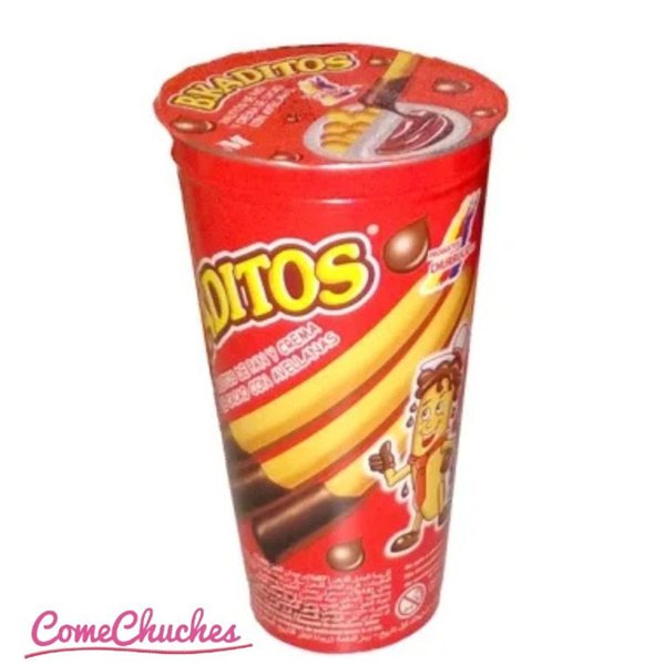 Caja Bokaditos Chocolate 12 unidades Peso 47,50gr-lateral