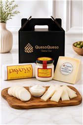 Caja con 3 Piezas de Quesos Pasteurizados "Aperitivo Payoyo"