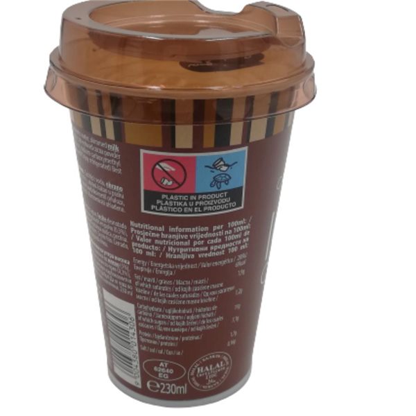 Caja de 10 Cafes Sabor Cappuccino de 230ml Landessa.-trasera