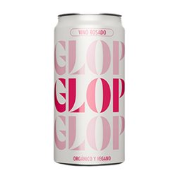 Caja de 12 unidades Glop Garnacha Seco Catalunya Bio — Biológico Lata 25 cl Vegano Vino Rosado