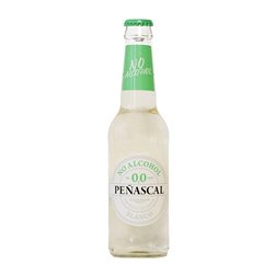 Caja de 12 unidades Peñascal Botellín Tercio 33 cl 0.0 Cero Cero Sin Alcohol Espumoso Blanco