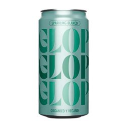 Caja de 24 unidades Glop Garnacha Seco Catalunya Bio — Biológico Lata 20 cl Vegano Espumoso Blanco