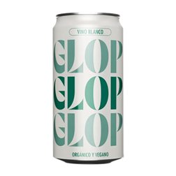 Caja de 24 unidades Glop Garnacha Seco Catalunya Bio — Biológico Lata 25 cl Vegano Vino Blanco