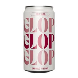 Caja de 24 unidades Glop Garnacha Seco Catalunya Bio — Biológico Lata 25 cl Vegano Vino Tinto