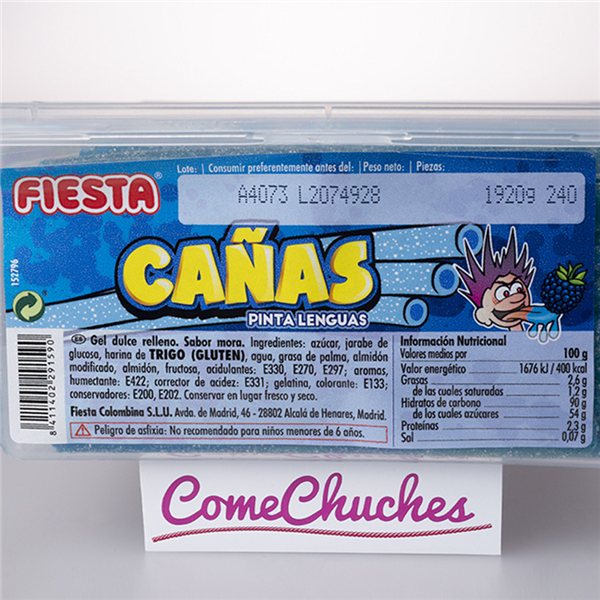 Caja de 240 Unidades de Regaliz Pintalenguas-detalle