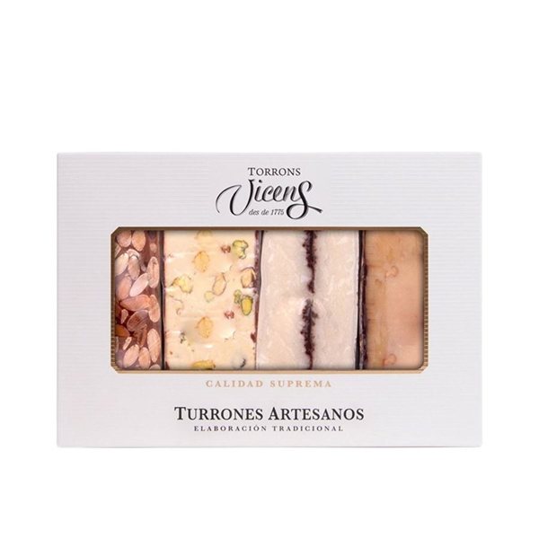 Box of 4 Artisan Turróns No. 2, Torrons Vicens, 320 g-detalle