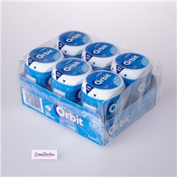 Box of 6 Jars of 46 Dragees Mint flavor.