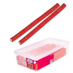 Caja mit 70 Einheiten Mega Dulcipica Erdbeere.