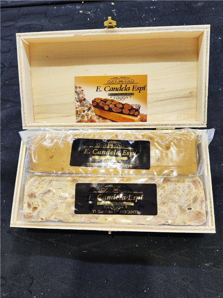 Caja de madera 4 lingotes-detalle