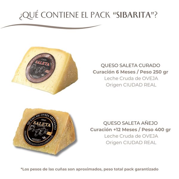 Caja de Quesos Gourmet "Pack Sibarita"-detalle