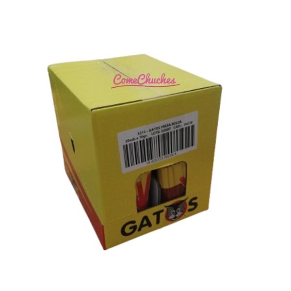 Caja Gatos 70 Gramos 20 Unidades Regaliz Fresa-detalle
