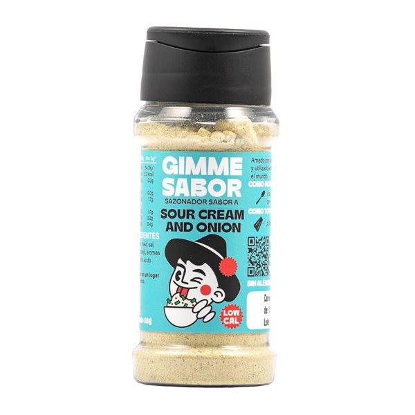 Caja Gourmet Gimme Sabor – Los 8 Sabores que lo cambian todo - con envío gratis y 1 sazonador más gratis-trasera